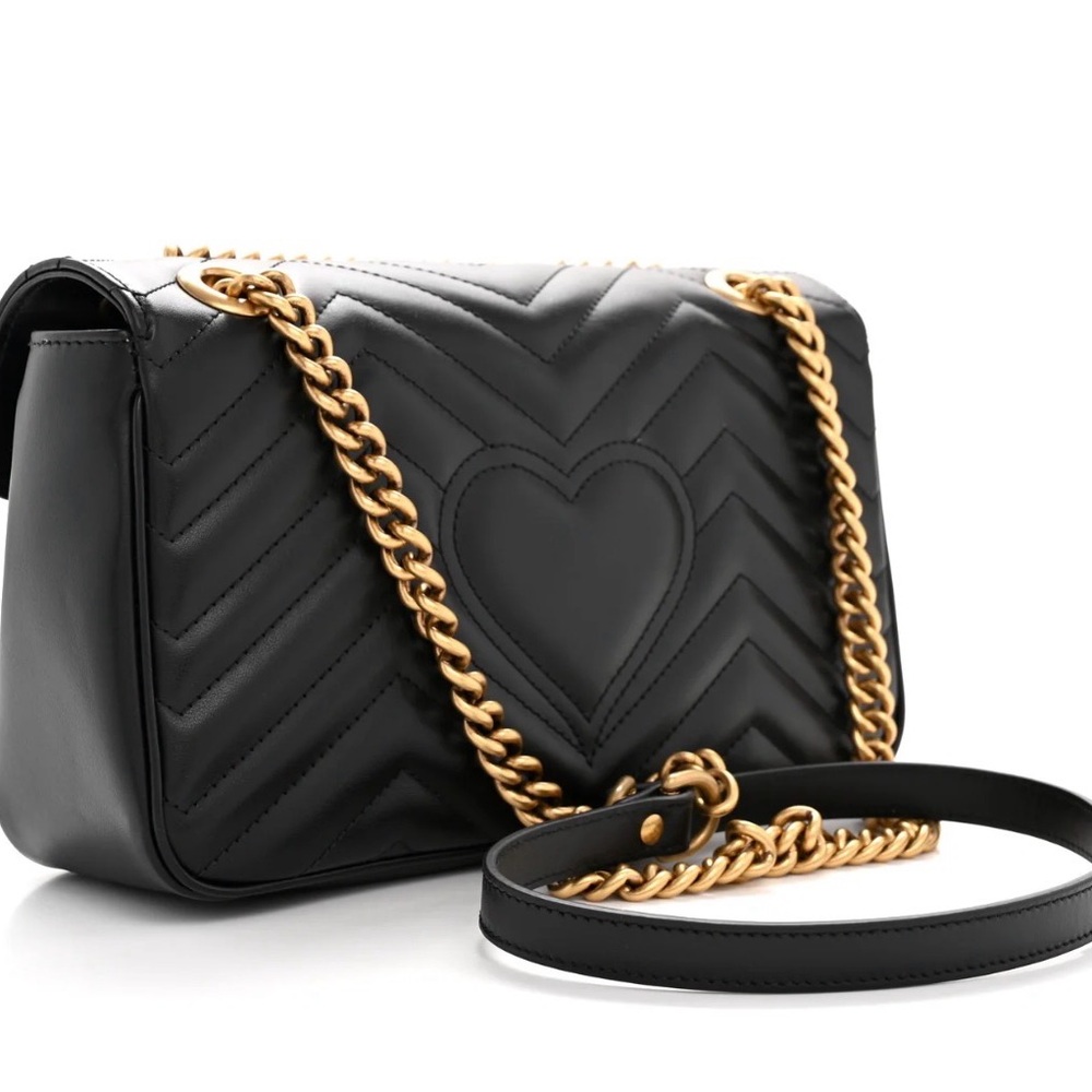 NEW Gucci Matelasse Small Marmont Shoulder Bag - Picture 2 of 14